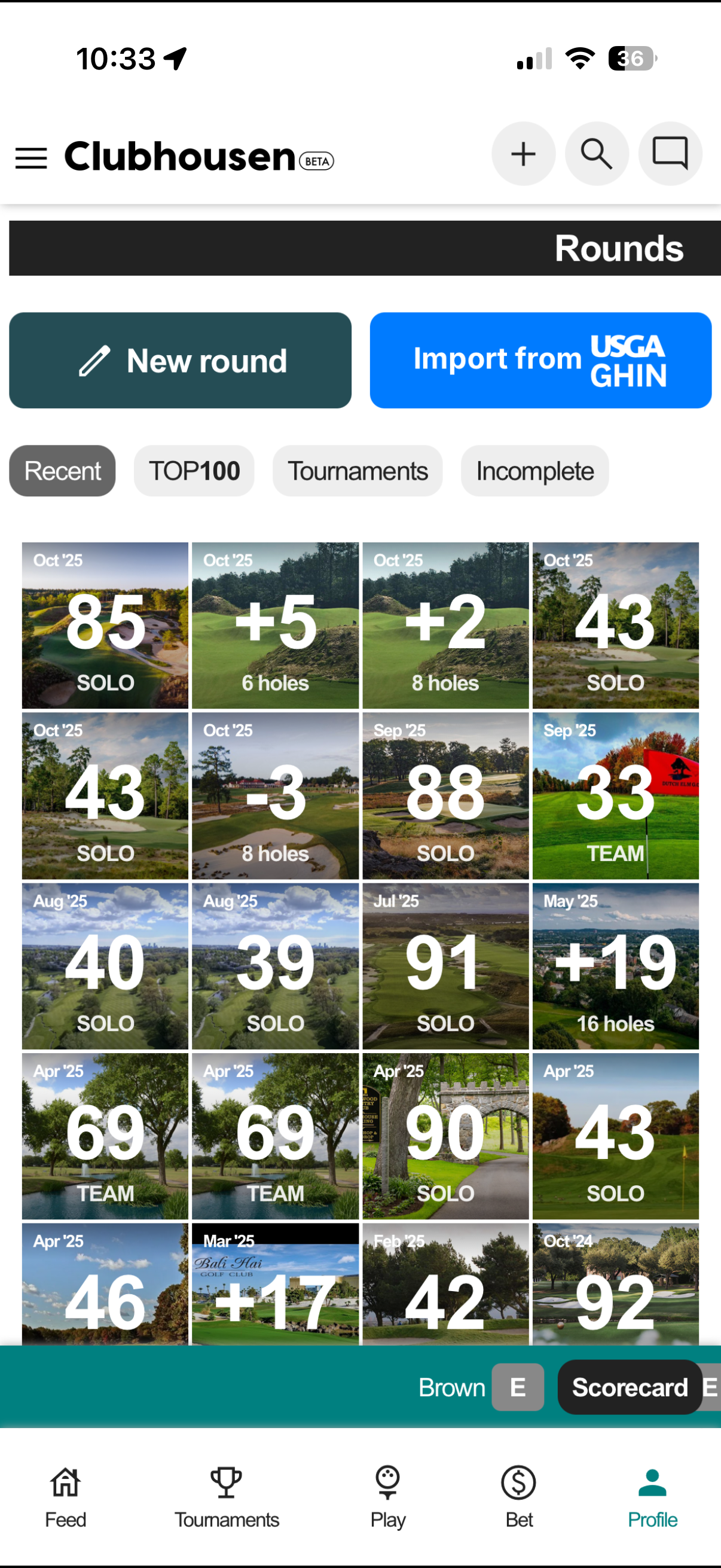 Every round is a story worth sharing